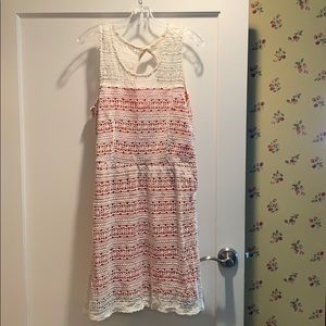 Maison Jules Off-white lace dress